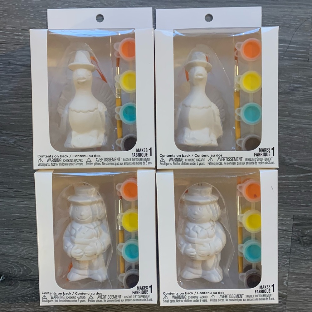 4Pc Color Your Way Ornament Kit/ Thanksgiving collection- NWT
